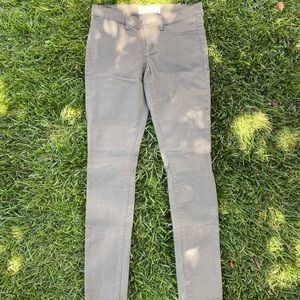 hollister green jeggings